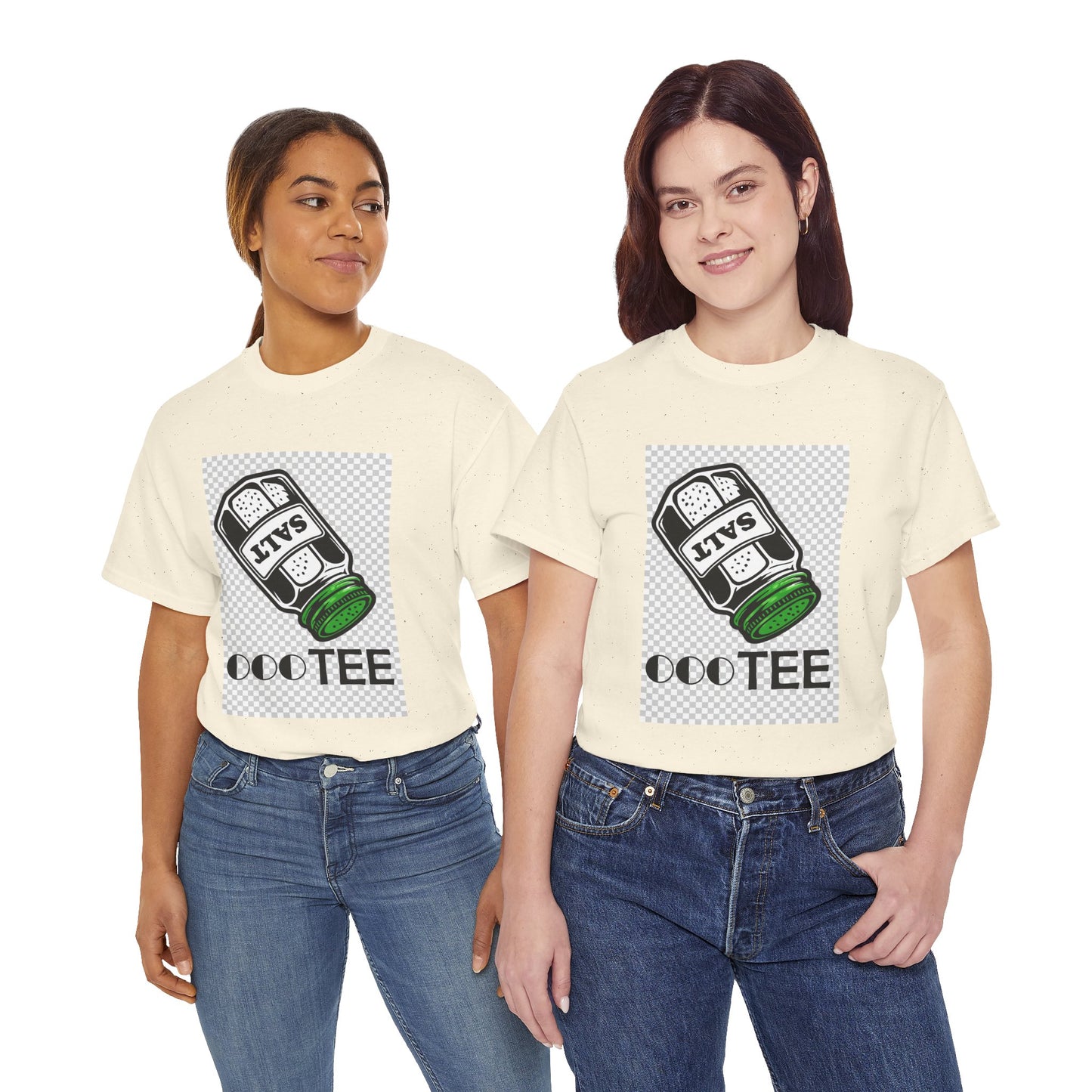 Salt TEE Shirt — Unisex Heavy Cotton Tee, Smooth Print Surface