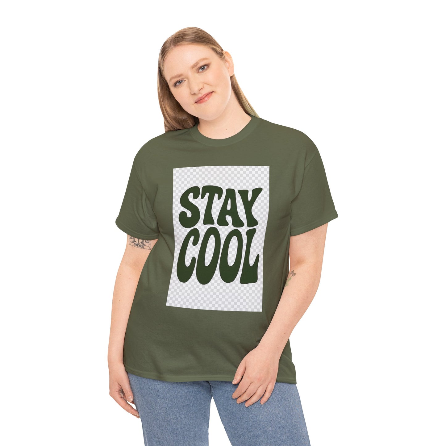 Stay Cool Unisex Tee — Heavy Cotton Graphic Shirt | HERARTSSSS