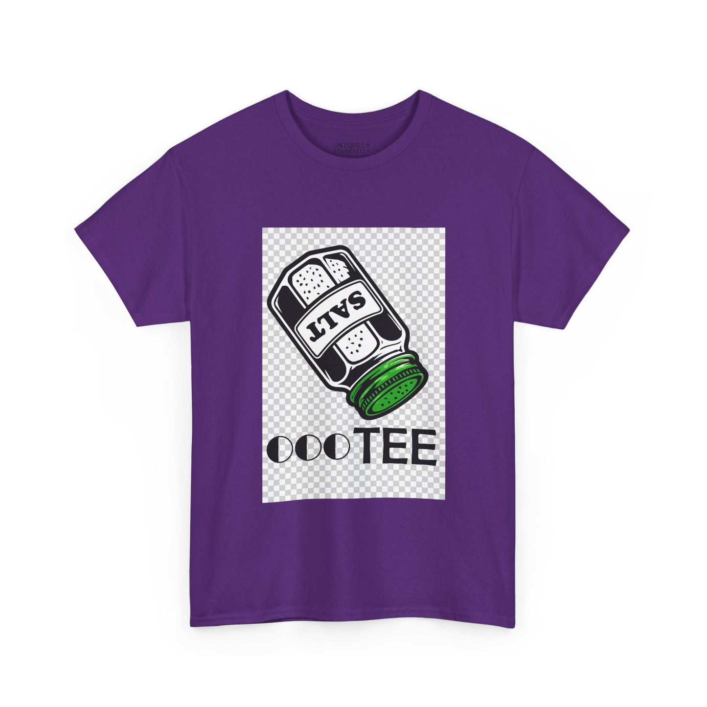 Salt TEE Shirt — Unisex Heavy Cotton Tee, Smooth Print Surface | UNIQUELY YOURRSELLF