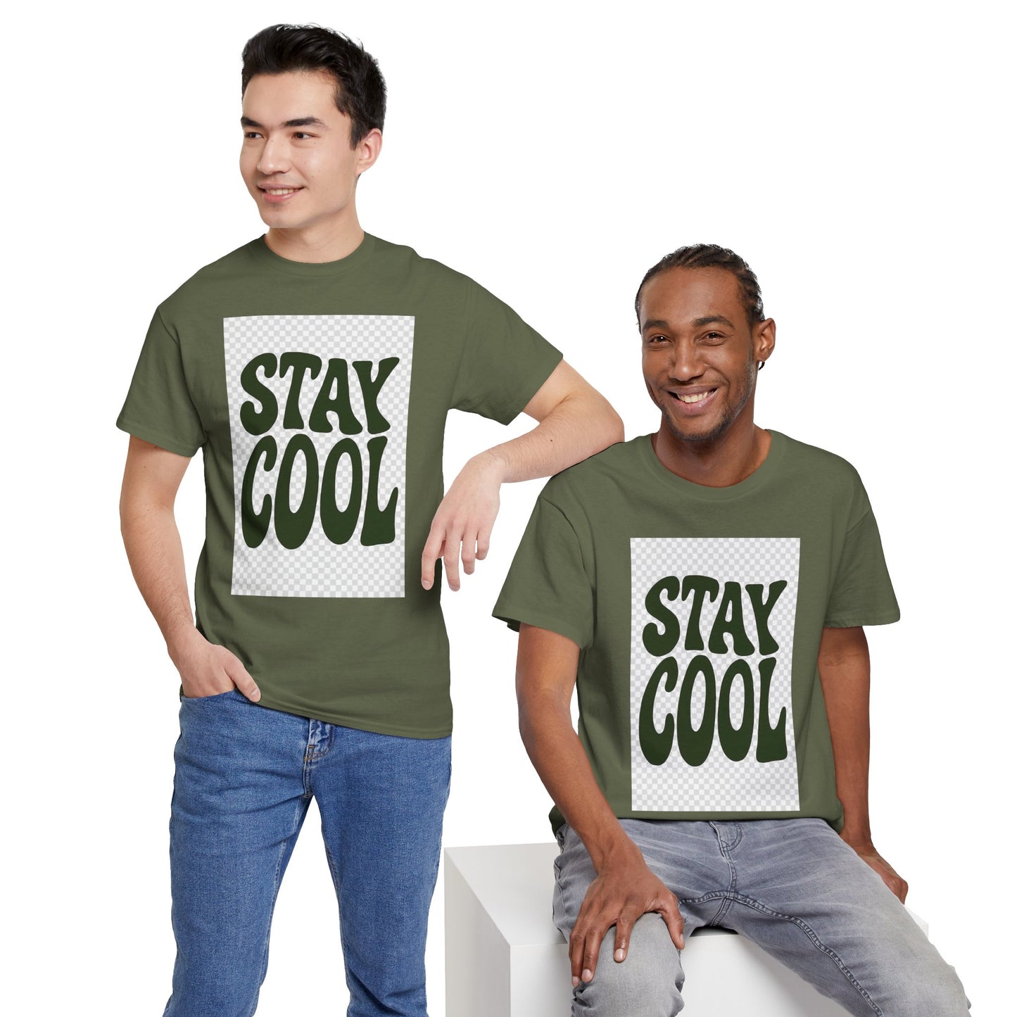 Stay Cool Unisex Tee — Heavy Cotton Graphic Shirt | UNIQUELY YOURRSELLF ®