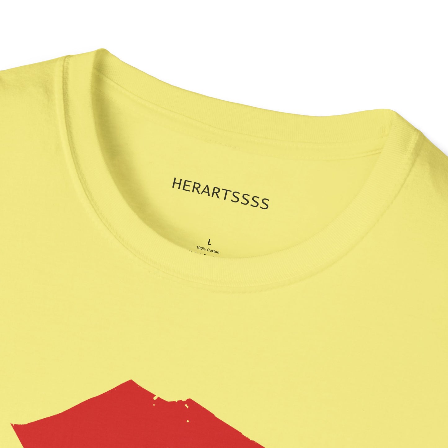 Kiss Mark Unisex Softstyle T-Shirt — 100% Ring-Spun Cotton | HERARTSSSS