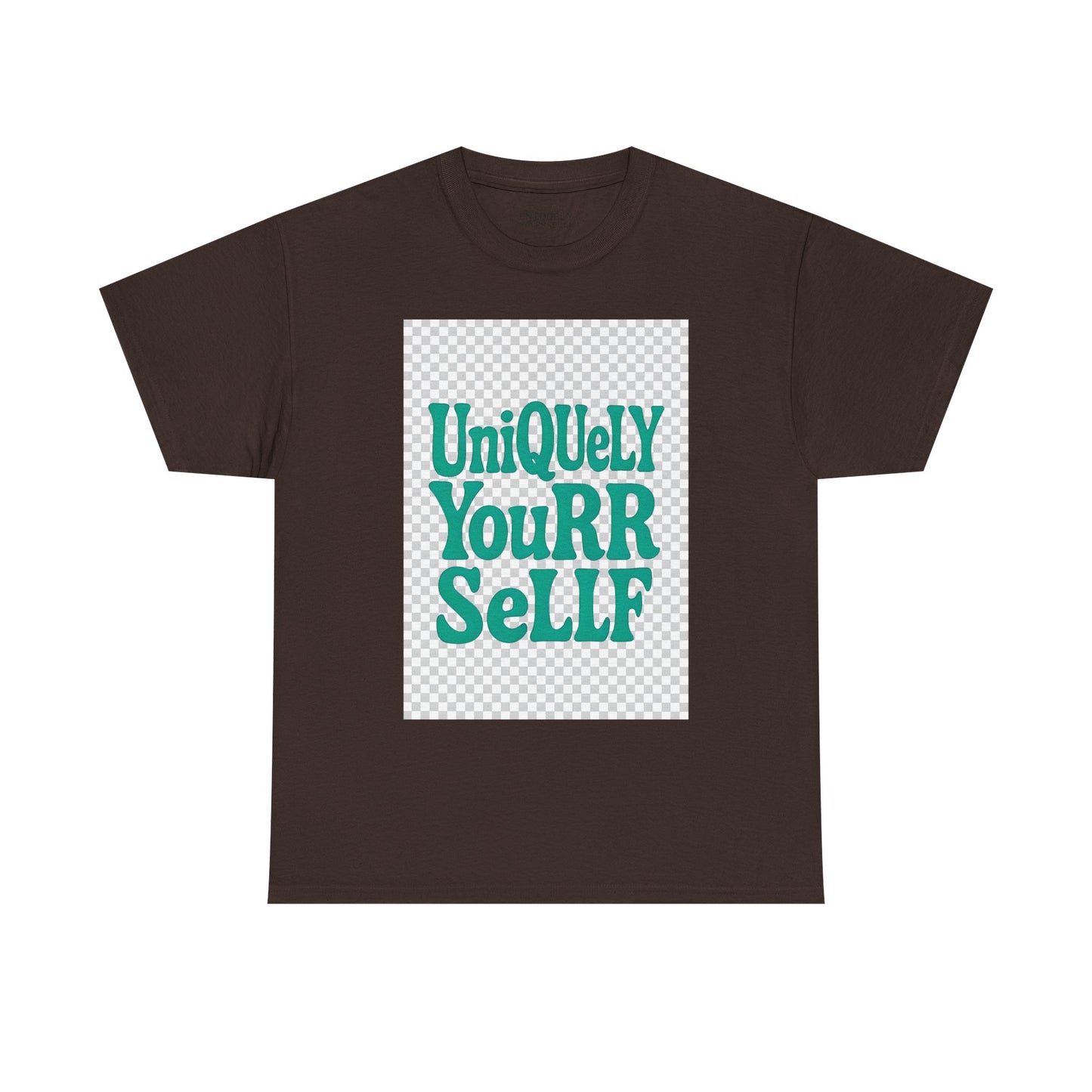 Uniquely Yourrsellf Unisex Heavy Cotton Tee – Empowerment Graphic Shirt, Everyday Comfort | UNIQUELY YOURRSELLF