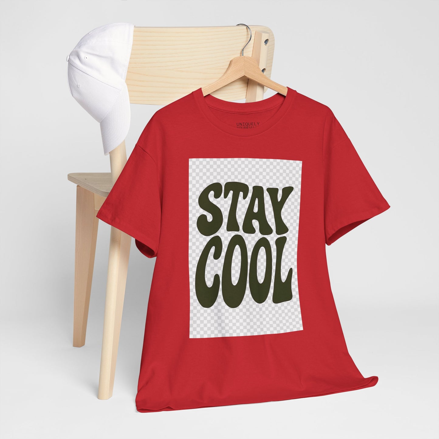 Stay Cool Unisex Tee — Heavy Cotton Graphic Shirt | UNIQUELY YOURRSELLF ®