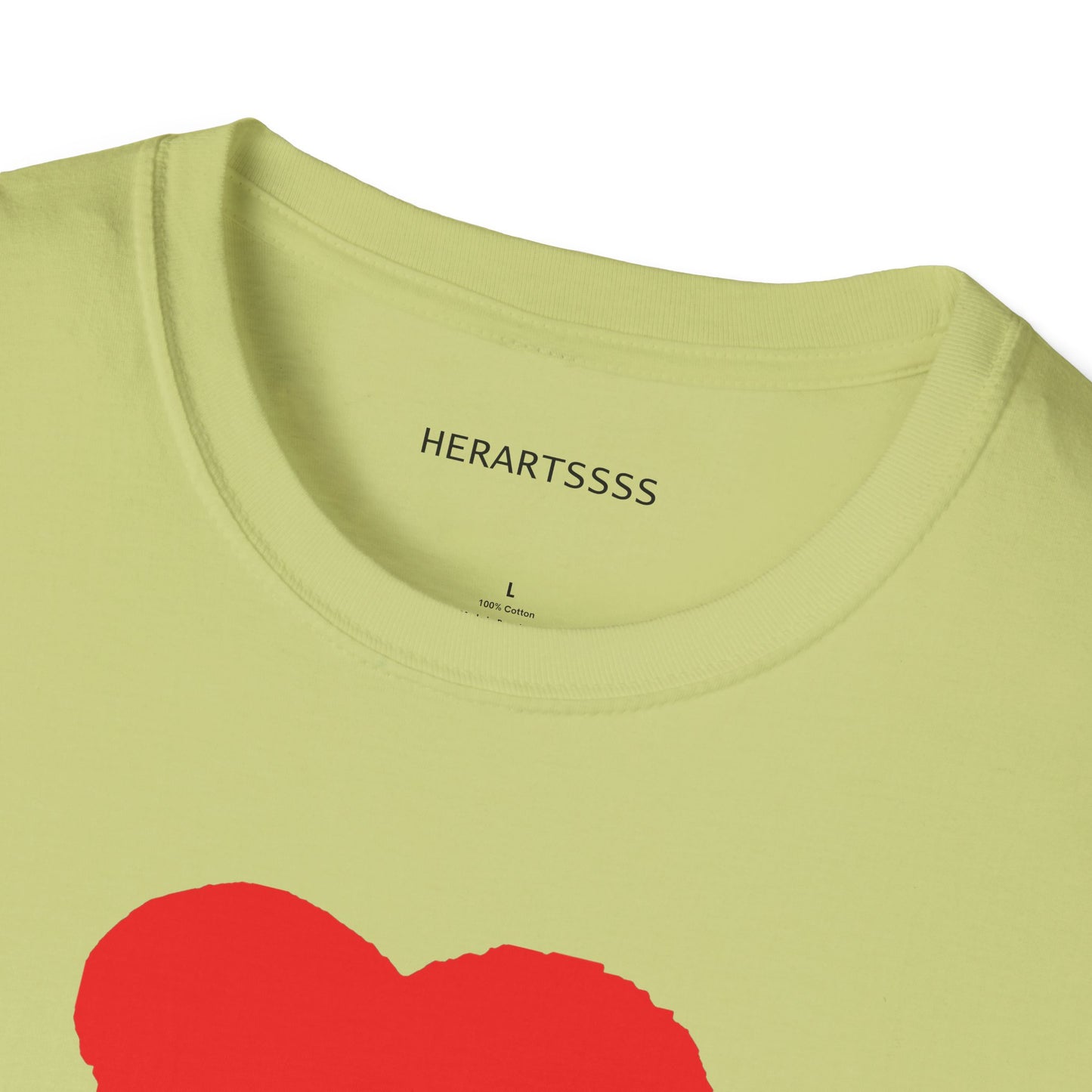 Heart Unisex Softstyle T-Shirt — 100% Ring-Spun Cotton | HERARTSSSS