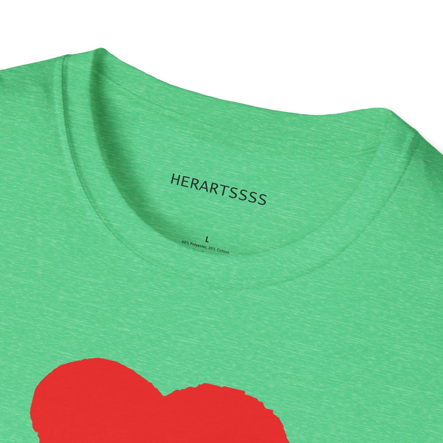 Heart Unisex Softstyle T-Shirt — 100% Ring-Spun Cotton | HERARTSSSS