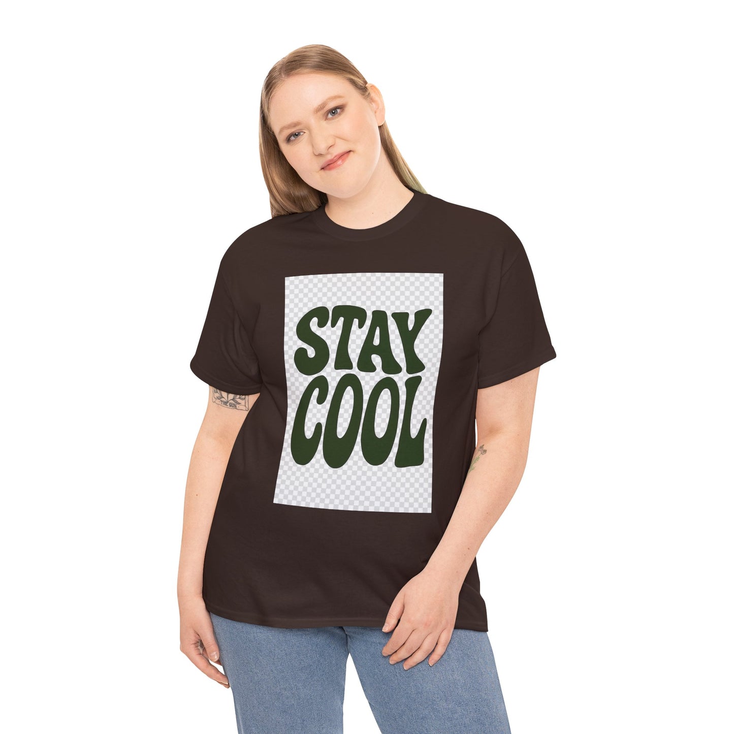 Stay Cool Unisex Tee — Heavy Cotton Graphic Shirt | HERARTSSSS