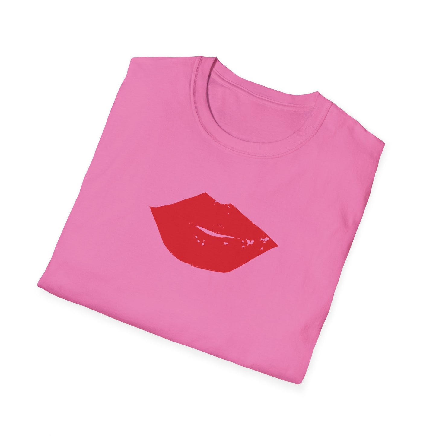 Kiss Mark Unisex Softstyle T-Shirt — 100% Ring-Spun Cotton