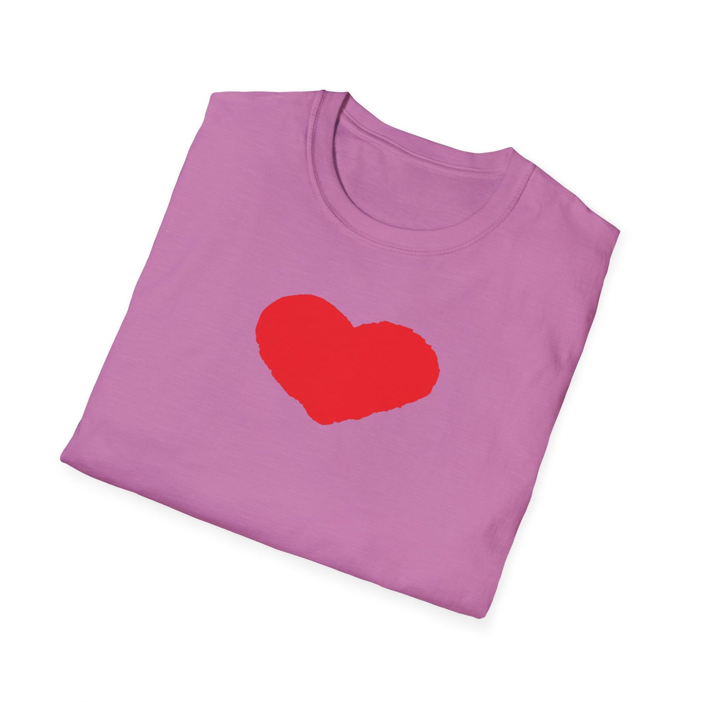 Heart Unisex Softstyle T-Shirt — 100% Ring-Spun Cotton