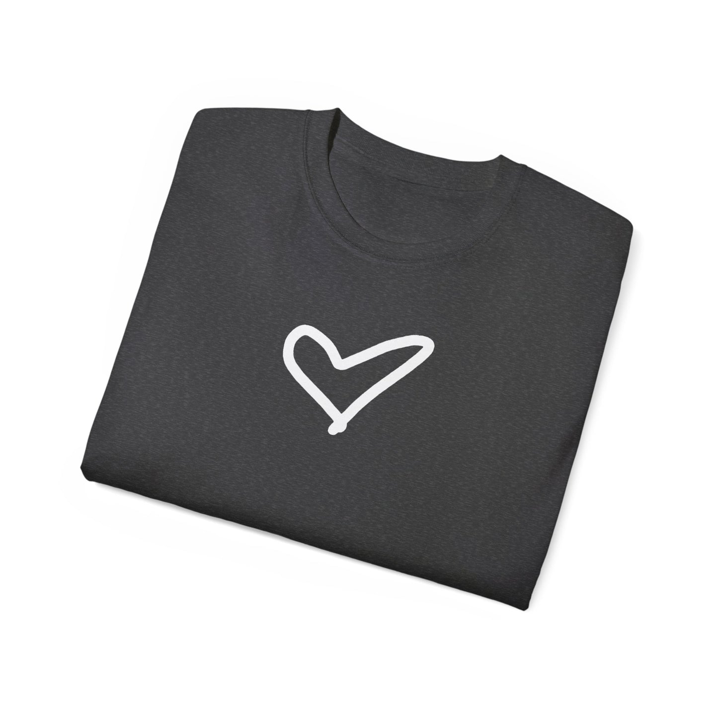 Heart Unisex Softstyle T-Shirt — 100% Ring-Spun Cotton