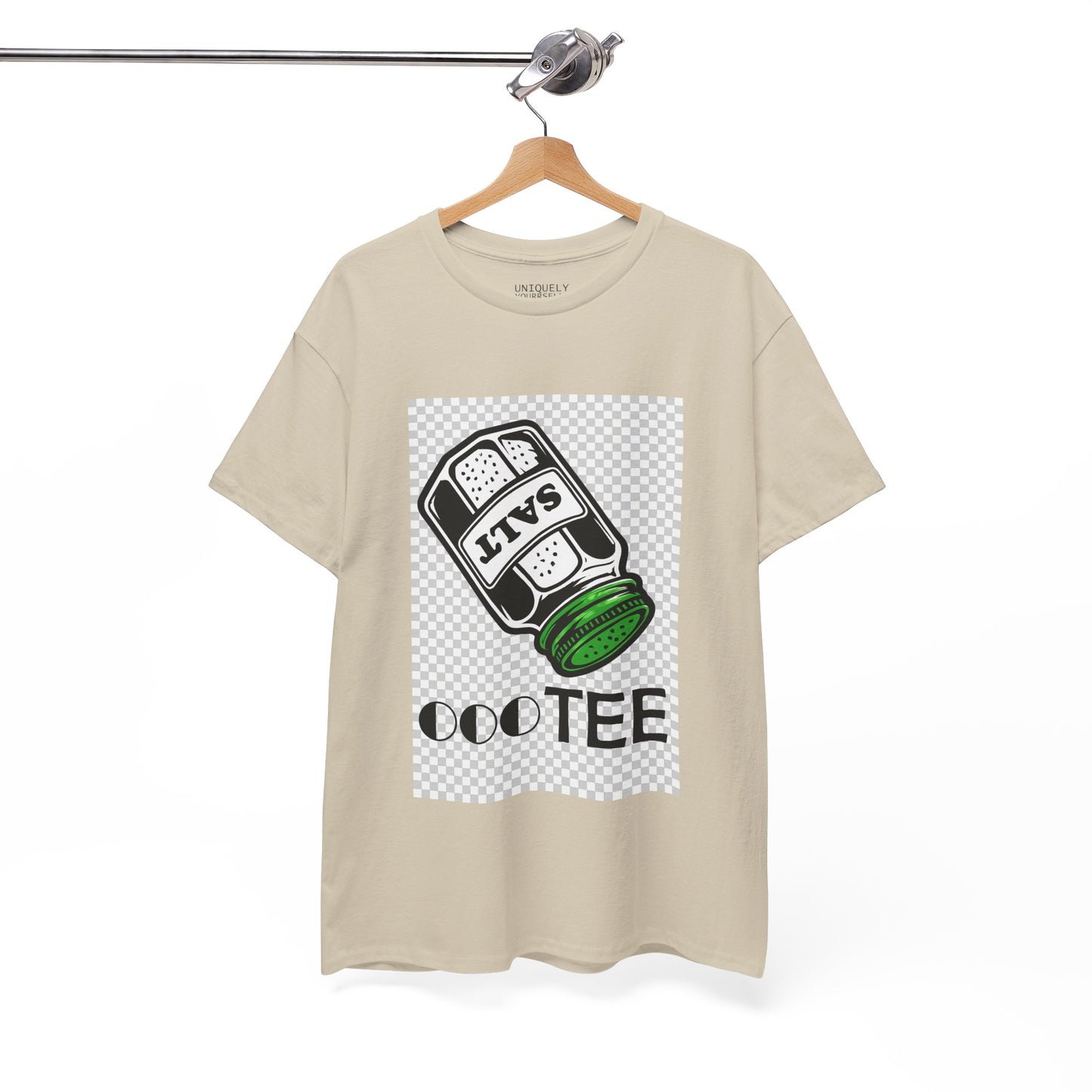 Salt TEE Shirt — Unisex Heavy Cotton Tee, Smooth Print Surface | UNIQUELY YOURRSELLF