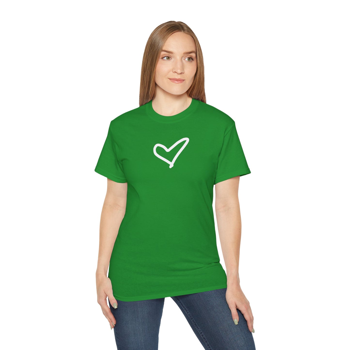 Heart Unisex Softstyle T-Shirt — 100% Ring-Spun Cotton