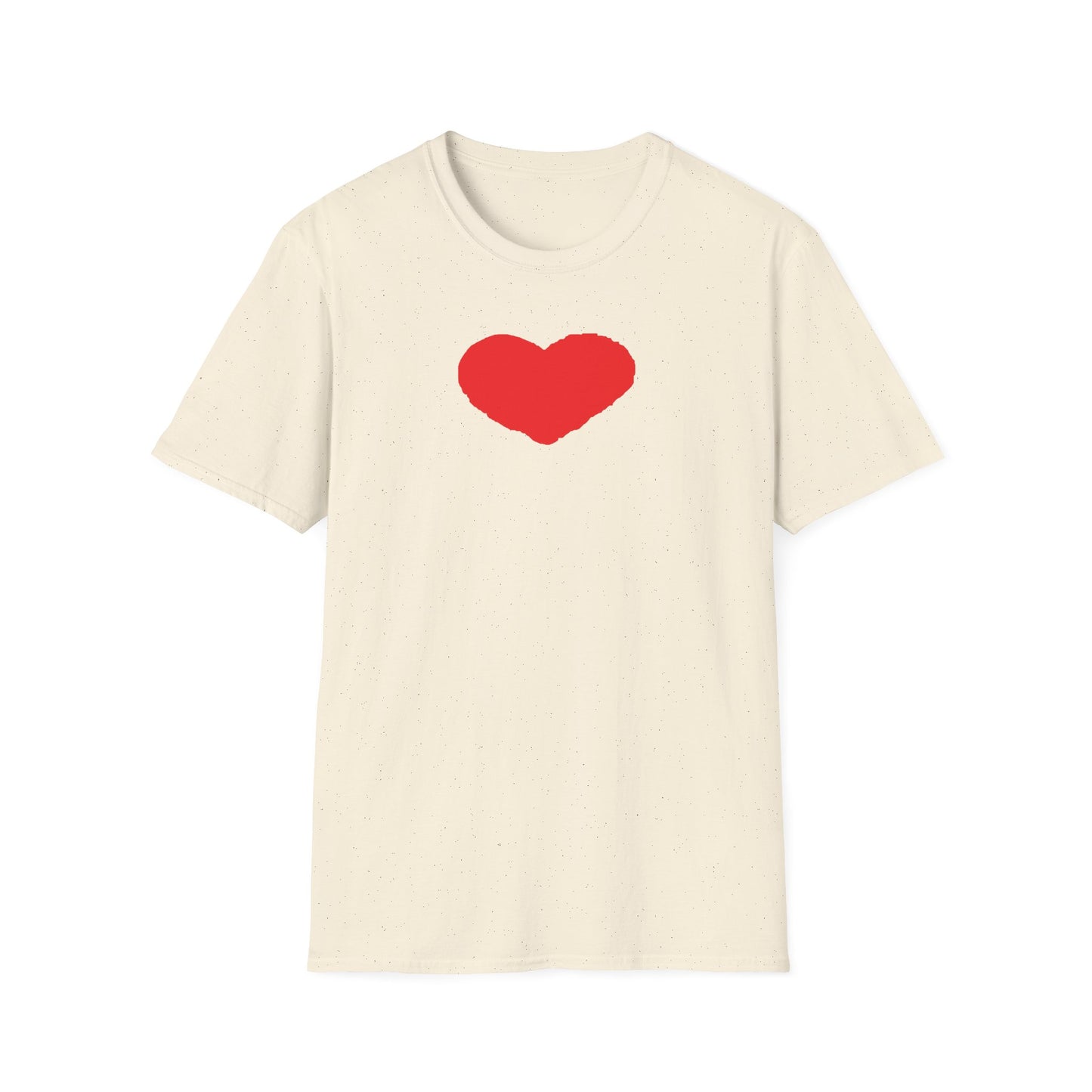 Heart Unisex Softstyle T-Shirt — 100% Ring-Spun Cotton