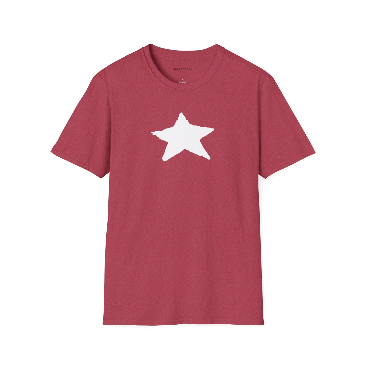 Star Unisex Softstyle T-Shirt — Lightweight 100% Ring-Spun Cotton | HERARTSSSS