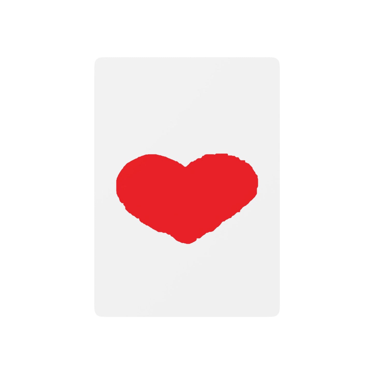 Heart Poker Playing Cards