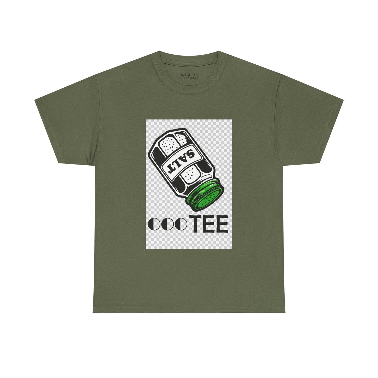 Salt TEE Shirt — Unisex Heavy Cotton Tee, Smooth Print Surface | UNIQUELY YOURRSELLF