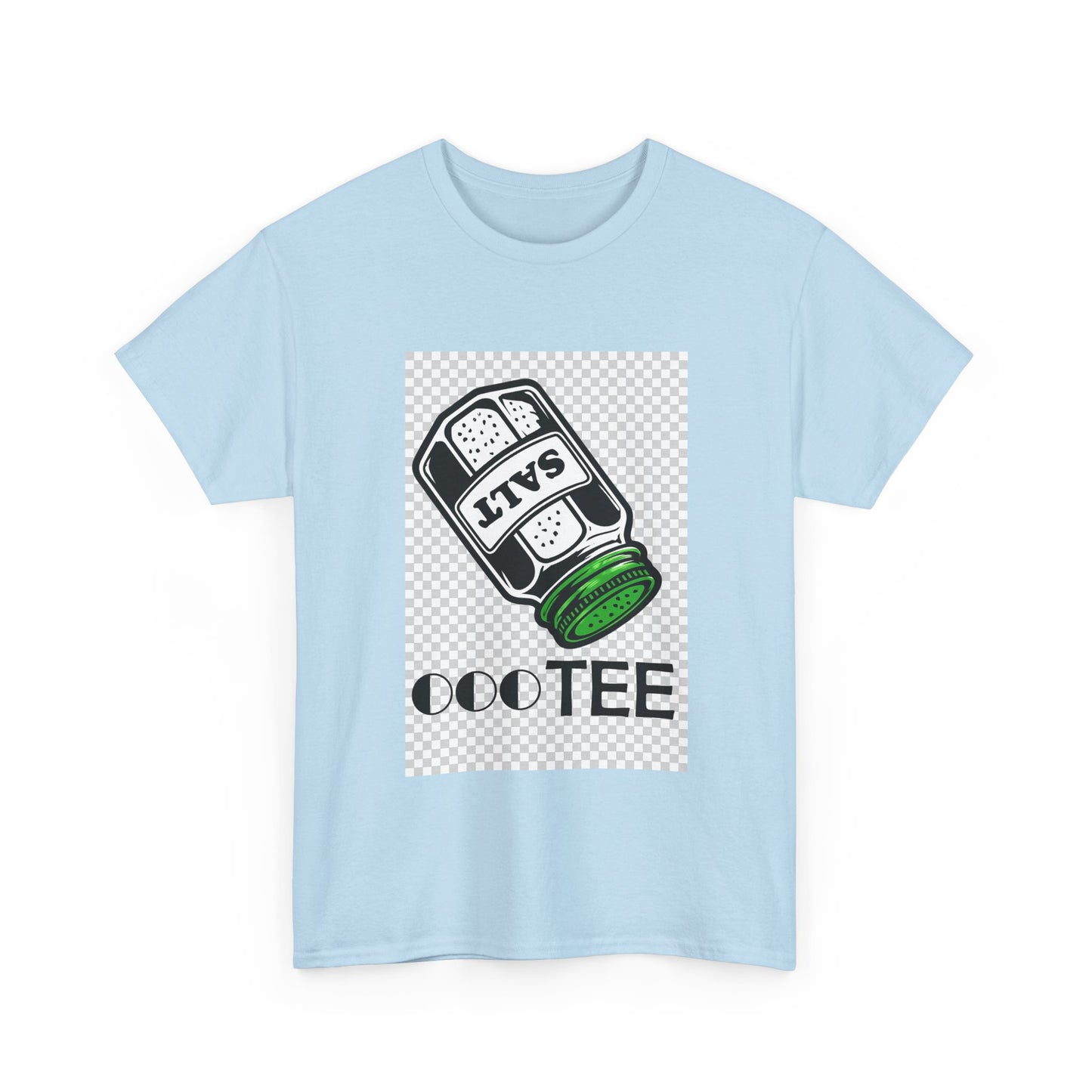 Salt TEE Shirt — Unisex Heavy Cotton Tee, Smooth Print Surface