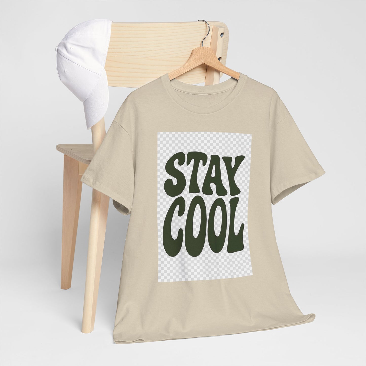 Stay Cool Unisex Tee — Heavy Cotton Graphic Shirt | HERARTSSSS