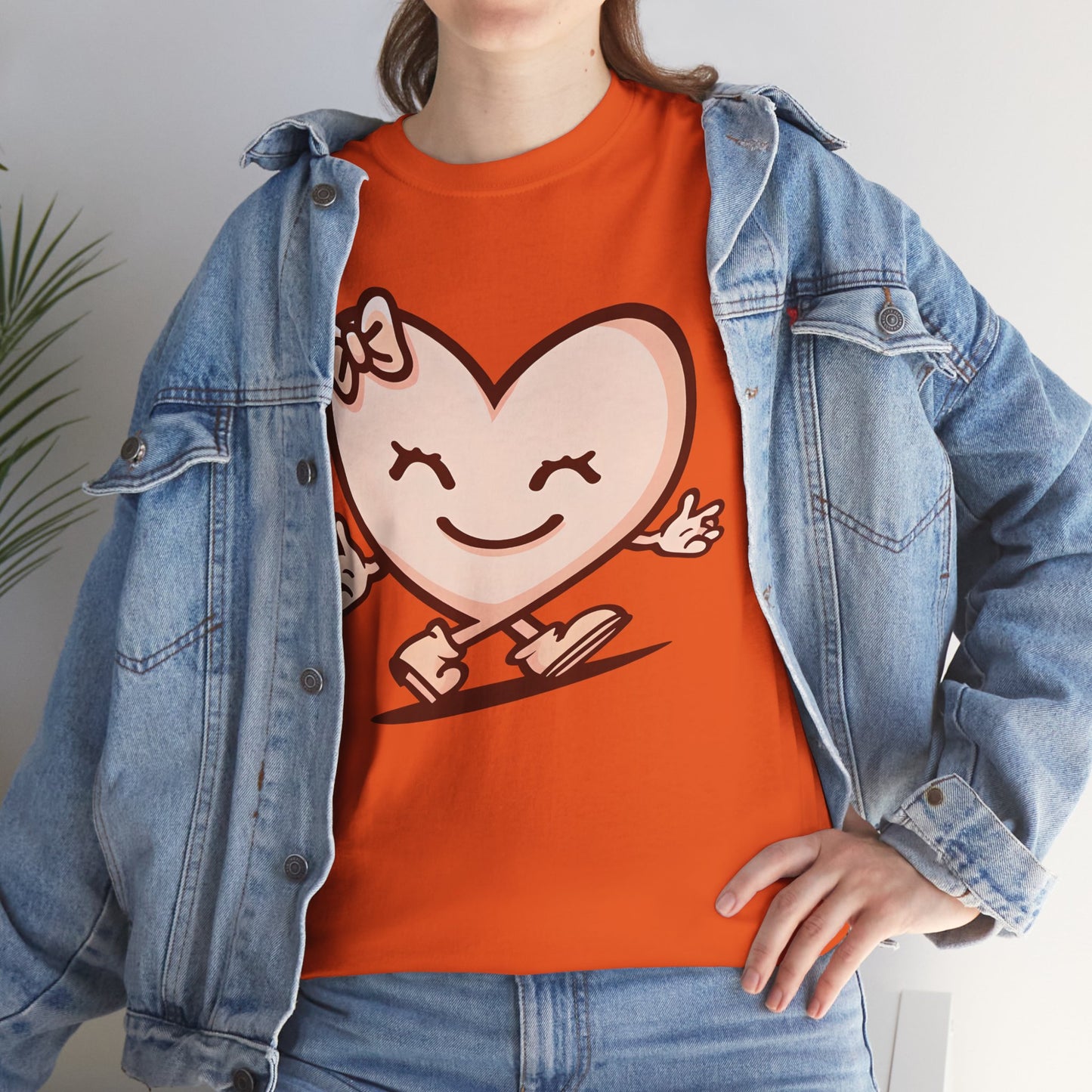 Heart Skating Tee, Cute Valentine Shirt, Unisex Cotton T-Shirt, Love Graphic Tee, Skater Gift, Couples Shirt, Birthday Present