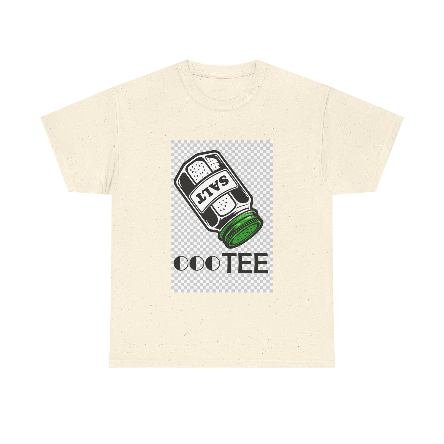 Salt TEE Shirt — Unisex Heavy Cotton Tee, Smooth Print Surface