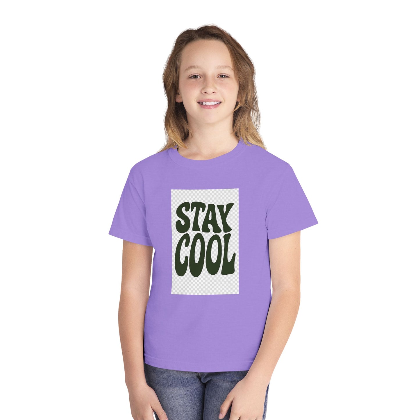 Stay Cool Youth Tee — Heavy Cotton Kids Graphic Shirt | HERARTSSSS