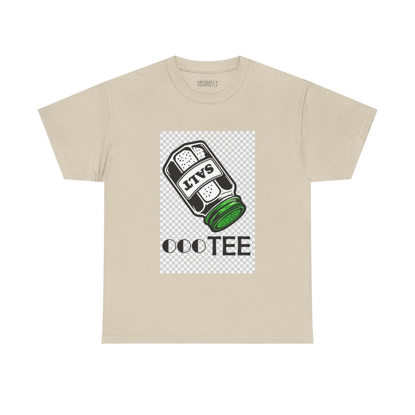 Salt TEE Shirt — Unisex Heavy Cotton Tee, Smooth Print Surface | UNIQUELY YOURRSELLF
