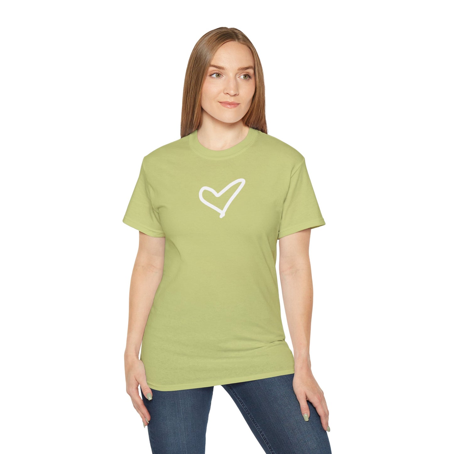 Heart Unisex Softstyle T-Shirt — 100% Ring-Spun Cotton