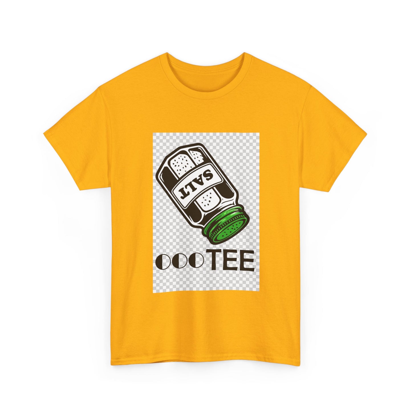 Salt TEE Shirt — Unisex Heavy Cotton Tee, Smooth Print Surface