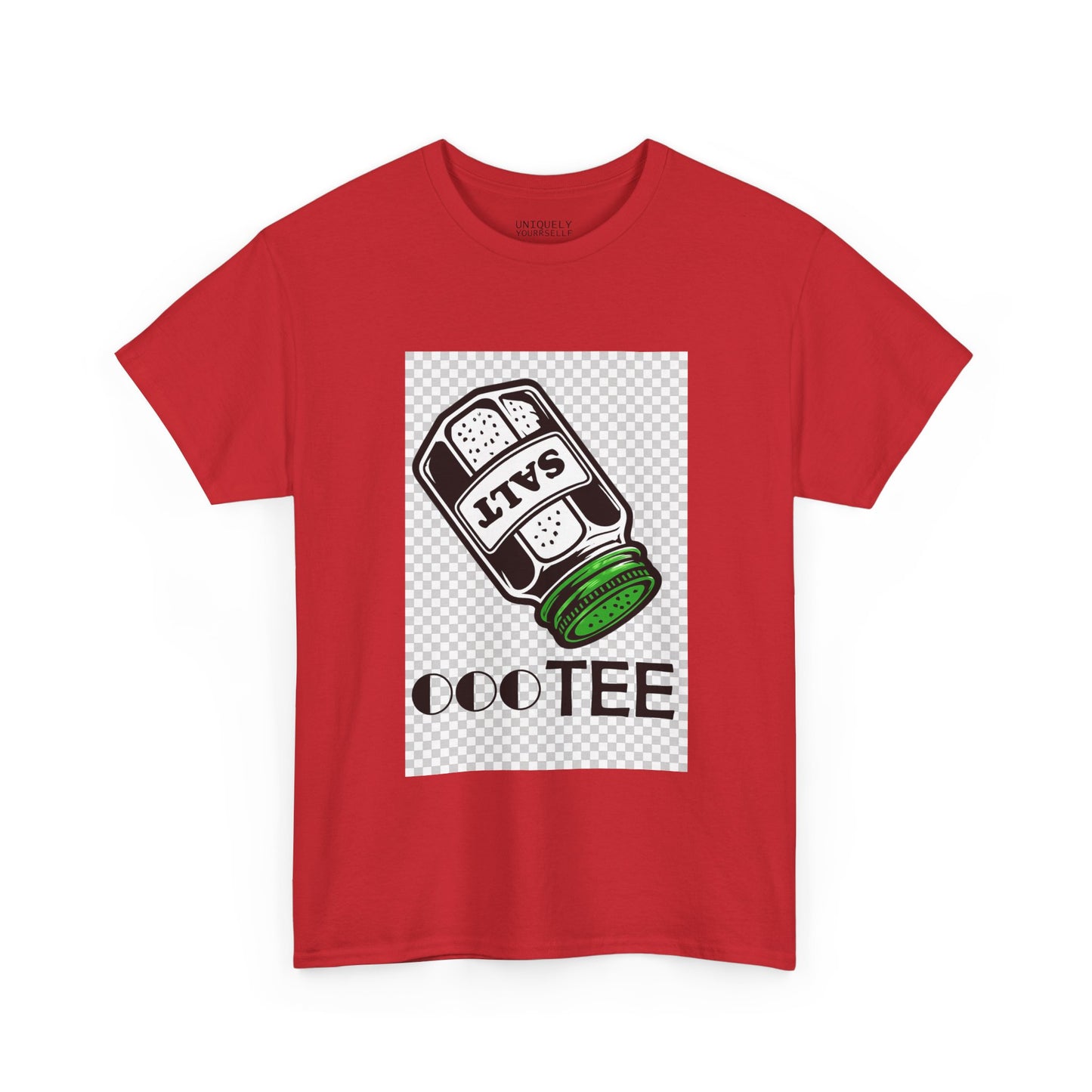 Salt TEE Shirt — Unisex Heavy Cotton Tee, Smooth Print Surface | UNIQUELY YOURRSELLF