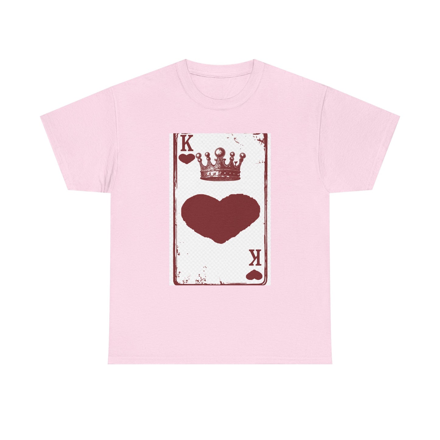 King of Hearts — Unisex Heavy Cotton Tee (Playing Card Graphic)