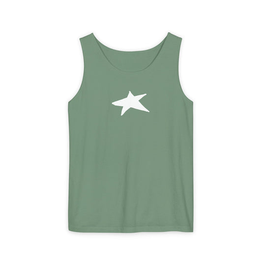 Unisex Star Garment-Dyed Tank Top — 100% Ring-Spun US Cotton