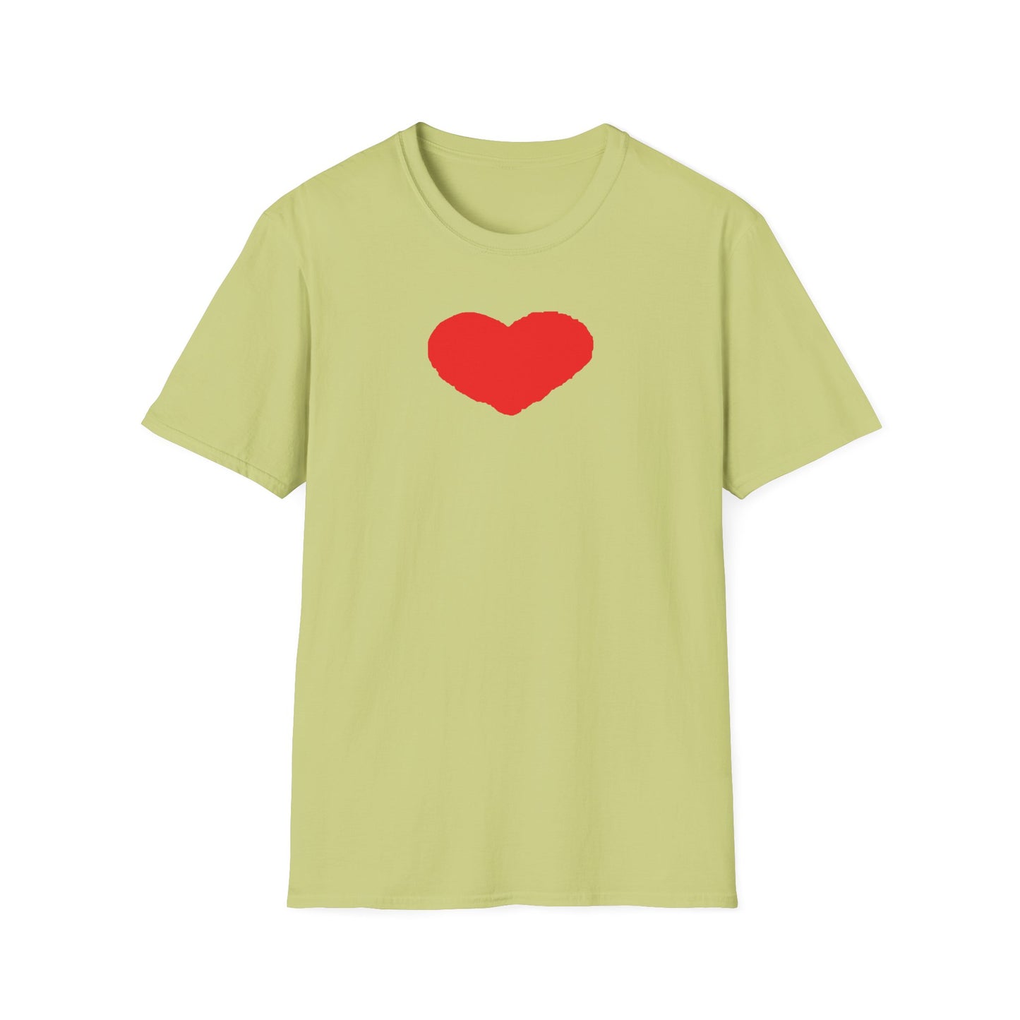 Heart Unisex Softstyle T-Shirt — 100% Ring-Spun Cotton