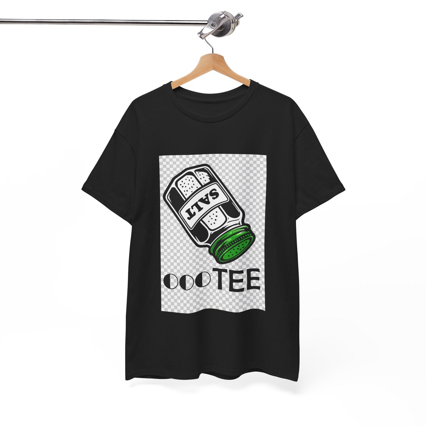 Salt TEE Shirt — Unisex Heavy Cotton Tee, Smooth Print Surface