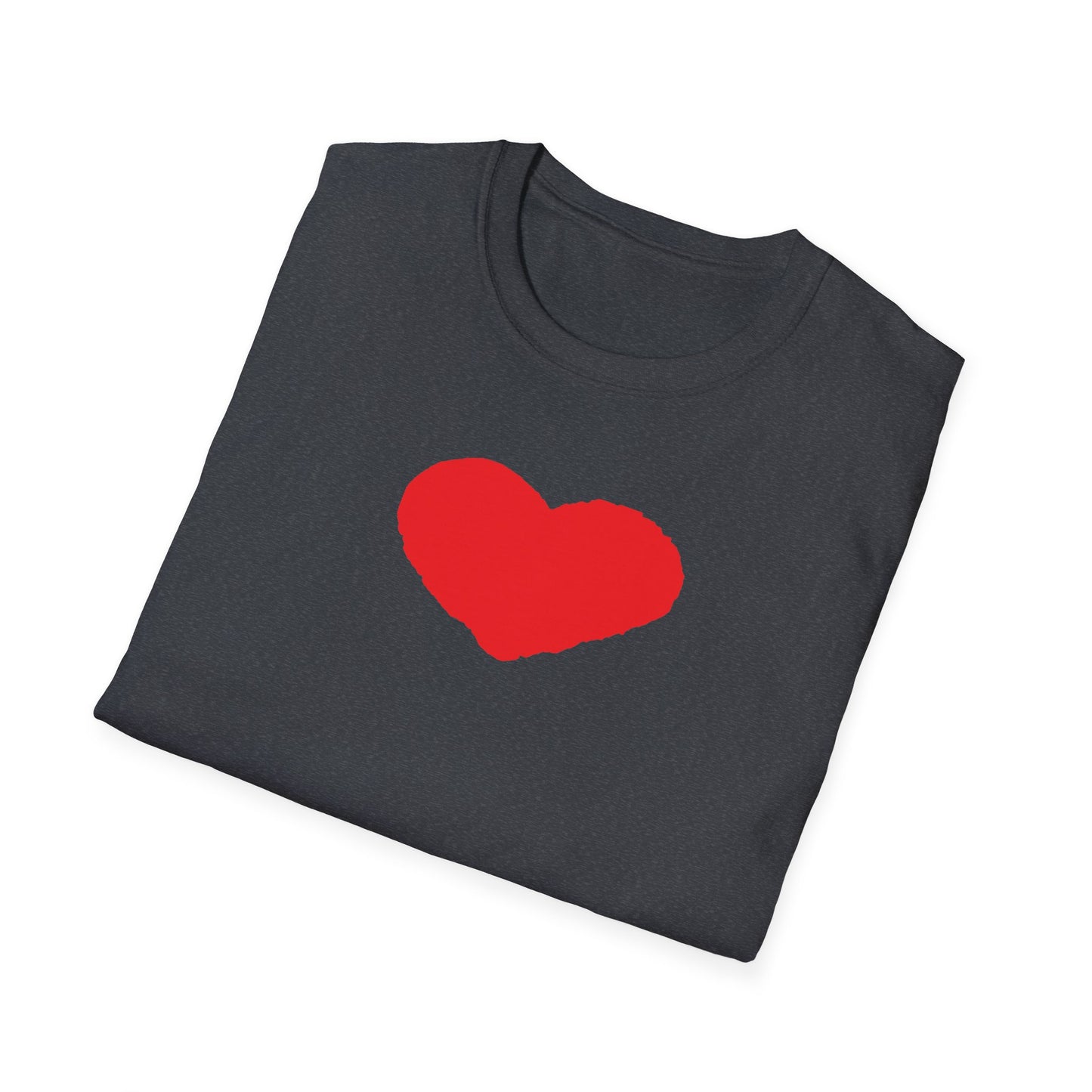 Heart Unisex Softstyle T-Shirt — 100% Ring-Spun Cotton