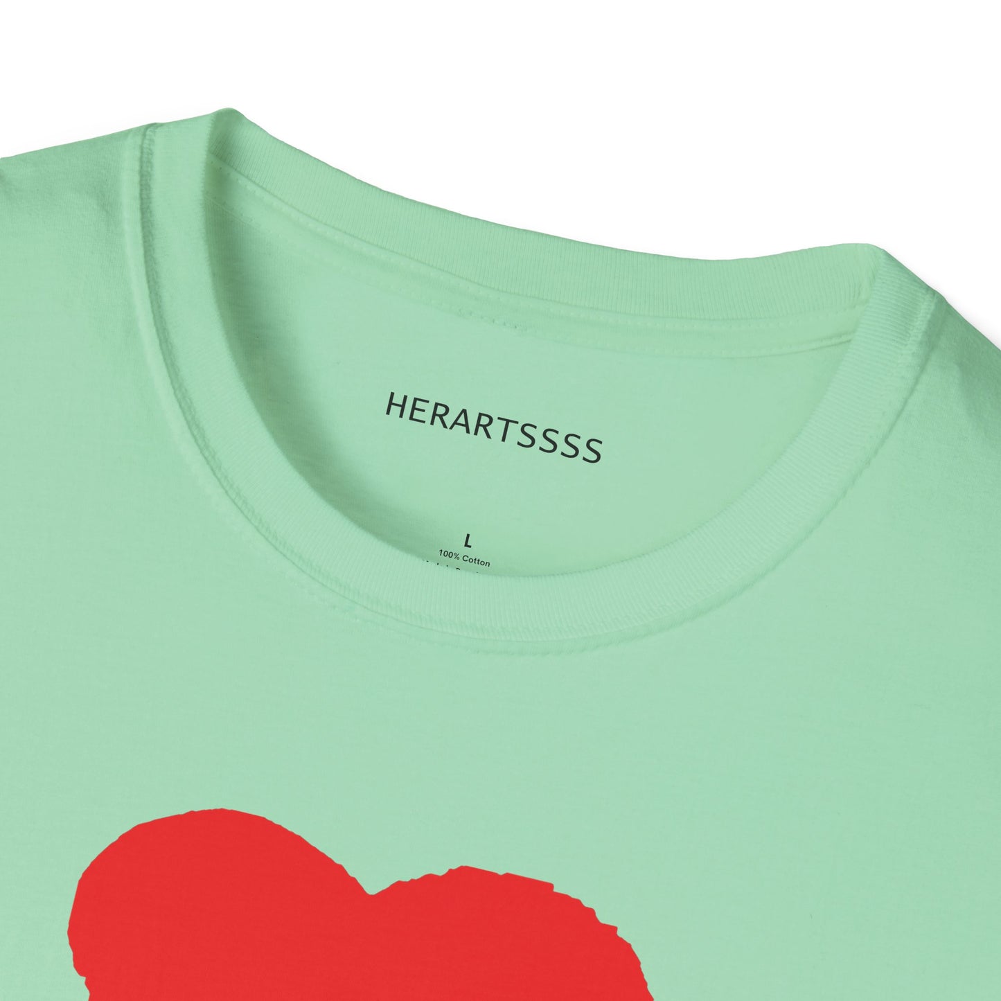 Heart Unisex Softstyle T-Shirt — 100% Ring-Spun Cotton | HERARTSSSS