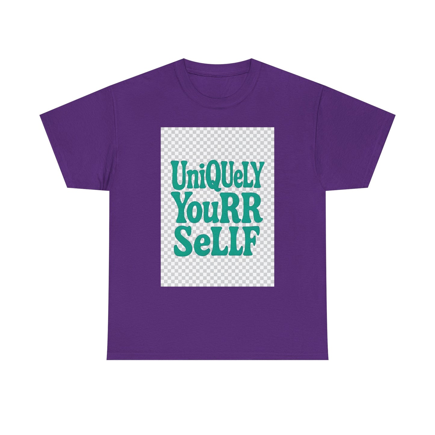 Uniquely You Unisex Heavy Cotton Tee – Empowerment Graphic Shirt, Everyday Comfort | HERARTSSSS